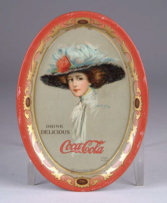 Appraisal: COCA COLA TIP TRAY SIZE - x CONDITION Very good