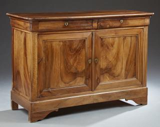 Appraisal: French Louis Philippe Carved Walnut Sideboard mid th c the