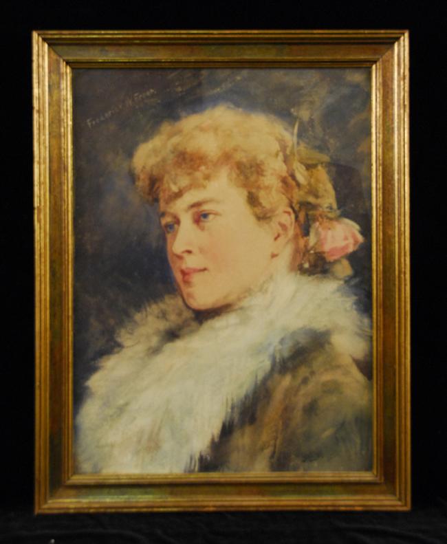 Appraisal: FREDERICK W FREER American - PORTRAIT OF A GIRL WITH