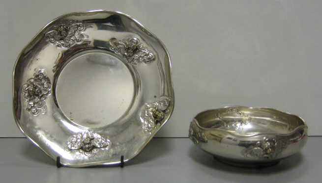 Appraisal: GEORGE W SHIEBLER CO NEW YORK NY Sterling silver two-piece