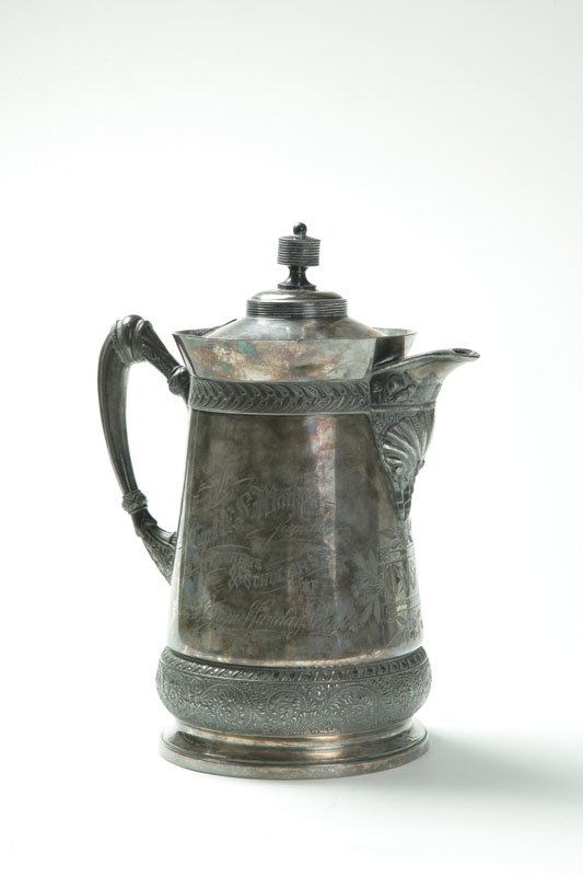 Appraisal: PRESENTATION PITCHER Presented to Captain N S Walker post Civil