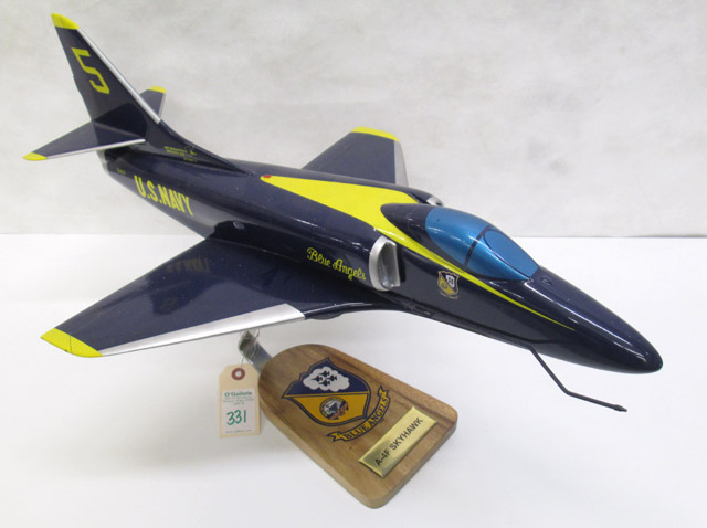 Appraisal: DESK TOP AVIATION MODEL U S Navy Blue Angels A-