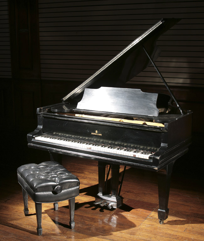 Appraisal: Steinway Sons Ebonized Baby Grand Piano Model A Serial No