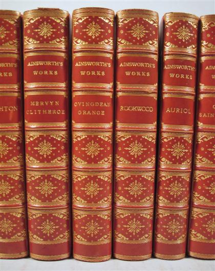 Appraisal: vols Ainsworth William Harrison Works London George Routledge n d