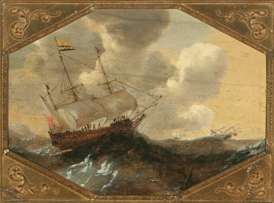 Appraisal: Manner of Bonaventura Peeters I Flemish th- th Century Ships