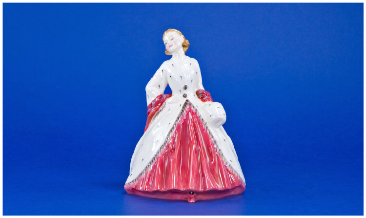 Appraisal: Royal Doulton Figurine ' The Ermine Coat' No L Harradine