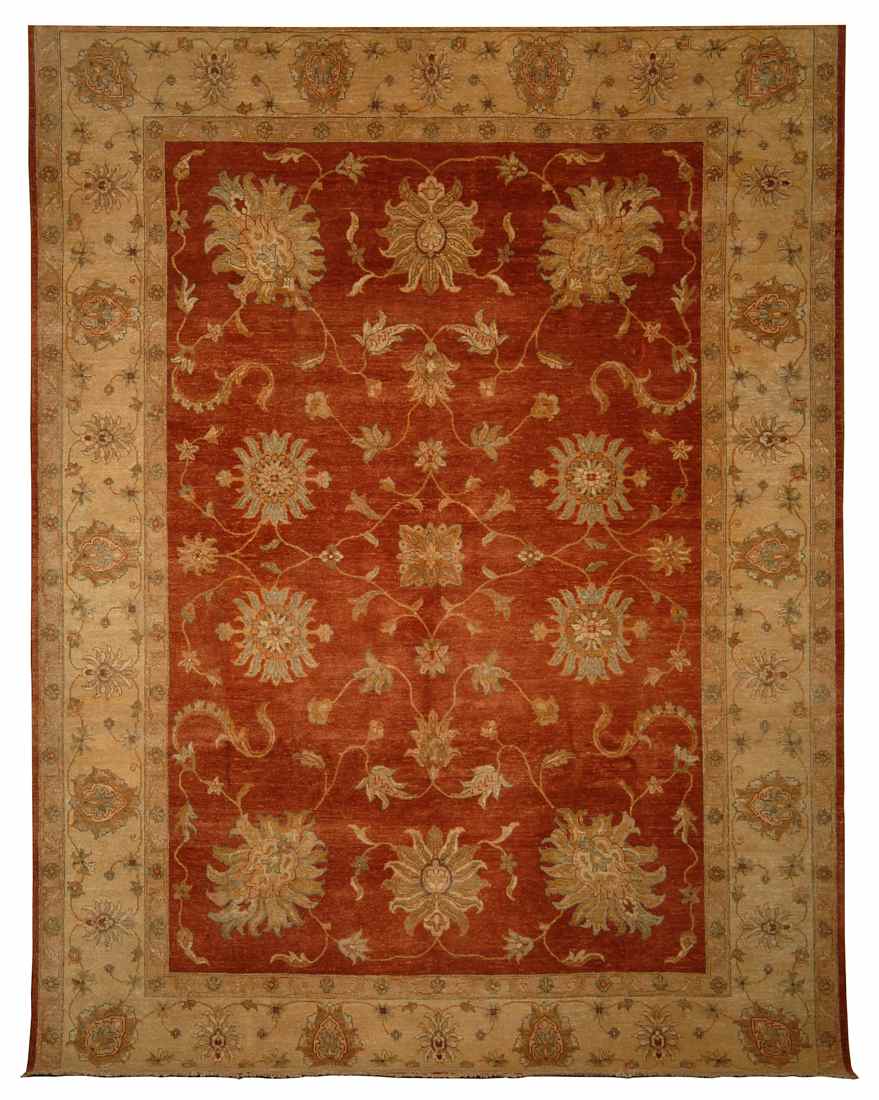 Appraisal: ORIENTAL RUG PERSIAN DESIGN ' x ' Bold floral elements