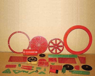 Appraisal: Meccano a large quantity of s and s red and