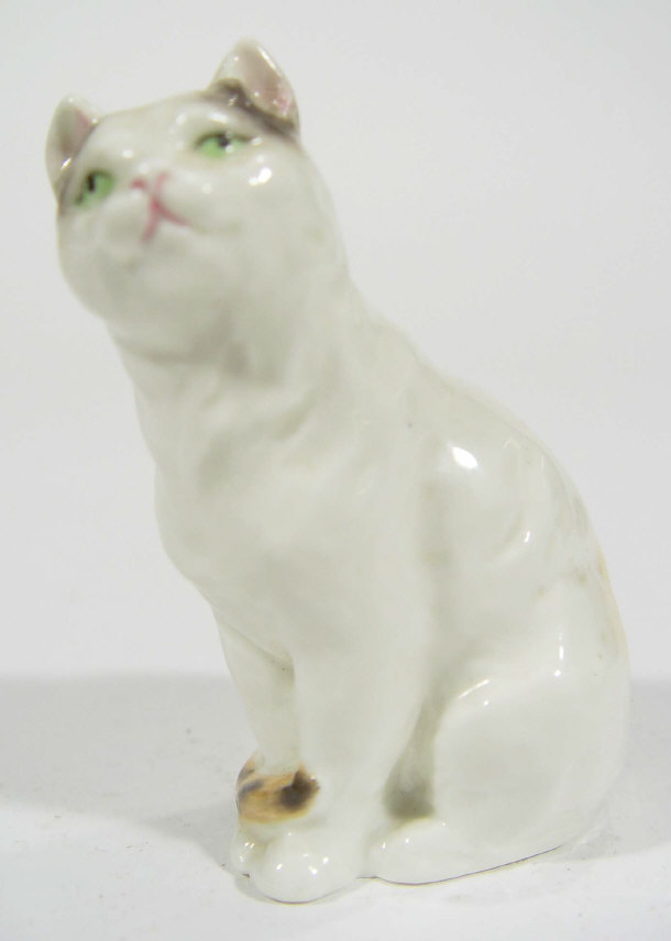 Appraisal: Royal Worcester short haired cat modelled by FG Dougty factory