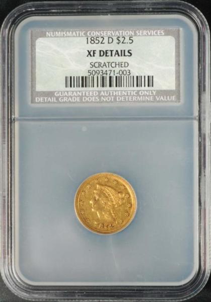 Appraisal: -D Coronet Gold Eagle XF Description Scratch graded by NCS