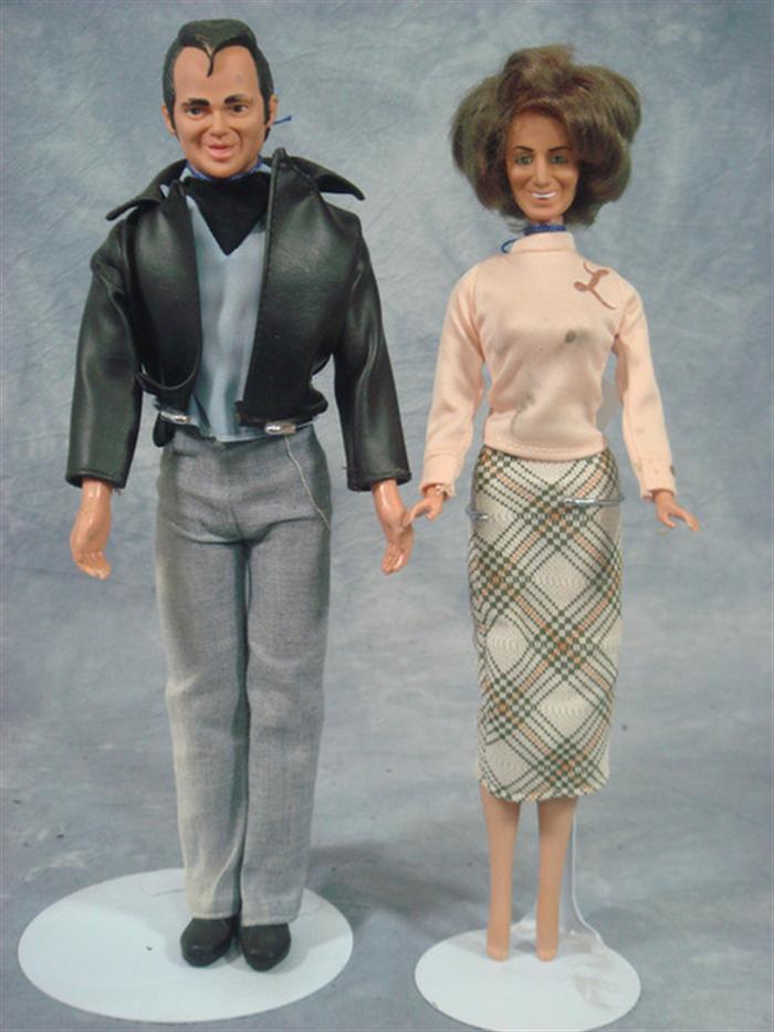 Appraisal: Laverne Squiggy Dolls made by Mego inches tall all original