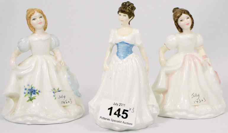 Appraisal: Royal Doulton Figures July HN seconds and Amanda HN and