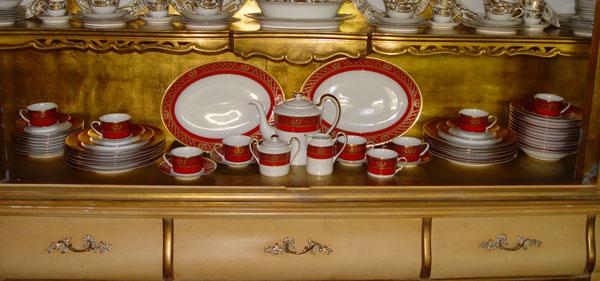 Appraisal: CHRISTIAN DIOR ''AMBASSADOR'' FINE CHINA Pieces to include dinner plates