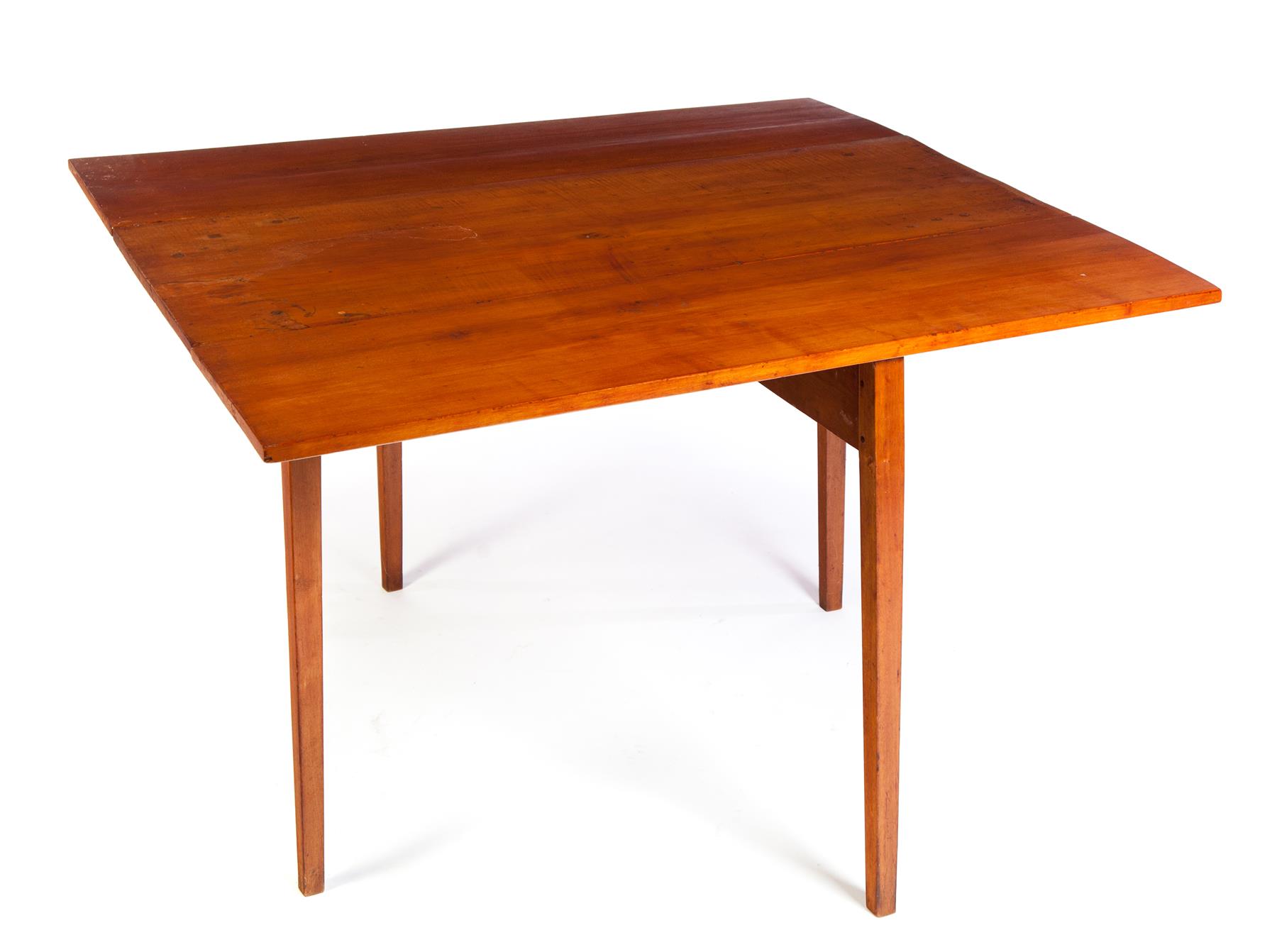 Appraisal: TIGER MAPLE HEPPLEWHITE DROP LEAF TABLE American st quarter- th