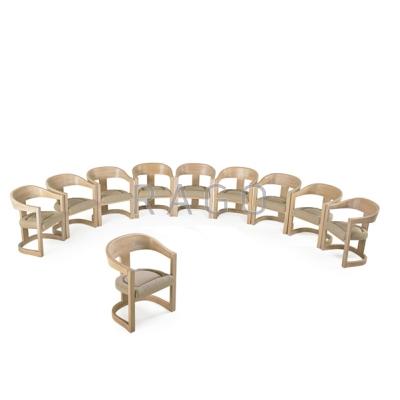 Appraisal: KARL SPRINGER - Set of ten Onassis chairs USA s