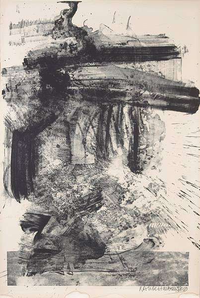 Appraisal: Robert Rauschenberg American - Fuse from Stoned Moon Series F