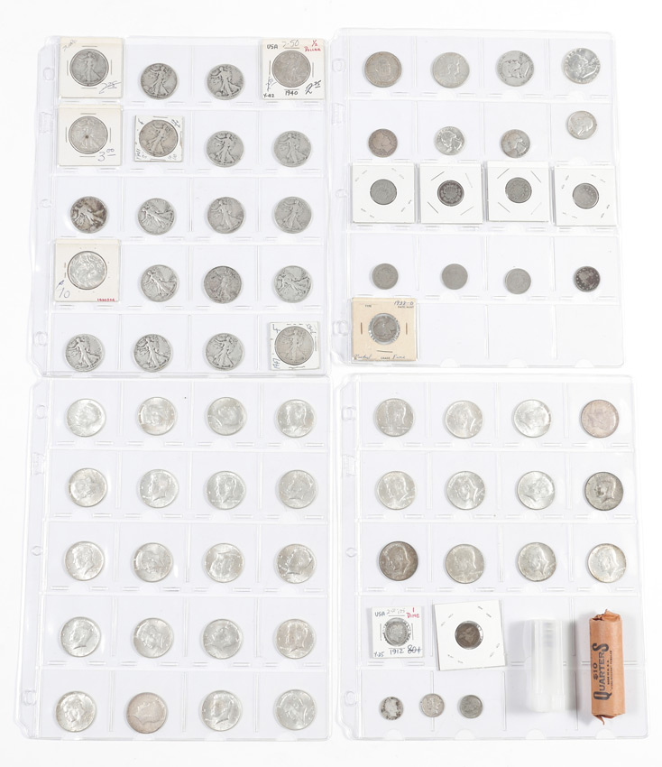 Appraisal: COLLECTION OF US COINS An assortment of coins to include