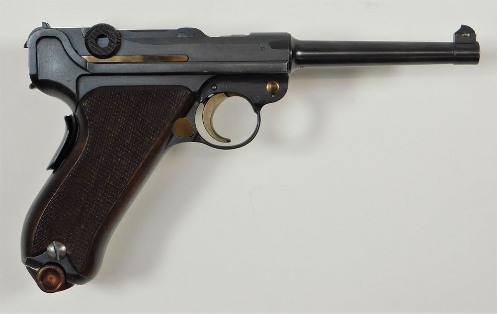 Appraisal: Bern Model Swiss Luger Switzerland C early th century caliber