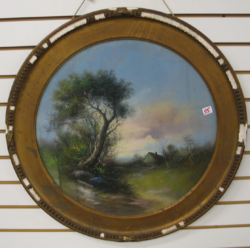 Appraisal: ATTRIBUTED TO JOSEPH G CHANDLER Easthampton Mass - A round