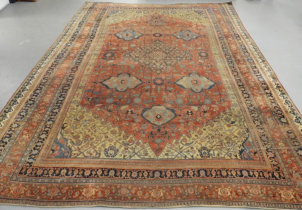 Appraisal: C Persian Middle Eastern Bidjar Carpet Rug Persia Circa Central