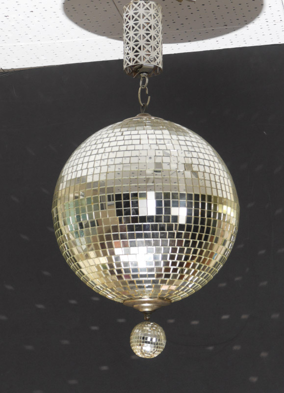 Appraisal: A DISCO BALL FROM STUDIO Reputedly from one of the