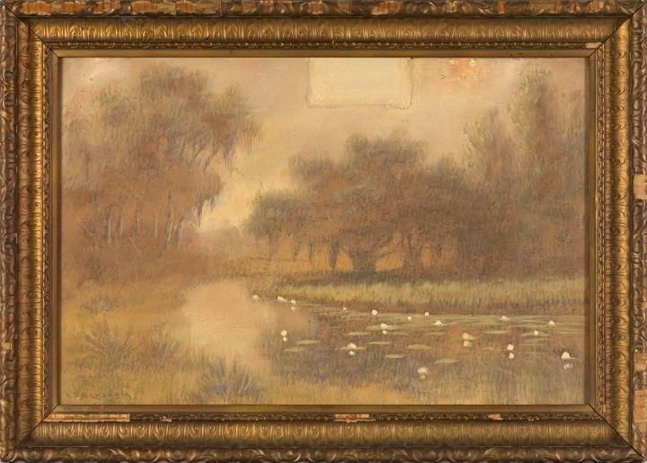 Appraisal: Alexander John Drysdale American New Orleans - Autumn Bayou Landscape