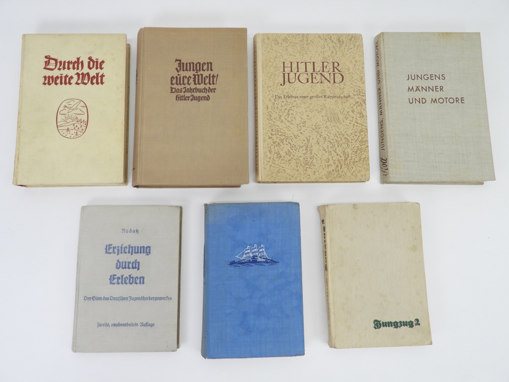 Appraisal: SEVEN WWII GERMAN HITLER YOUTH BOOKS Germany A copy of