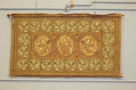 Appraisal: A Thai Kalaga sequinned hanging embroidery