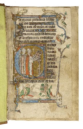 Appraisal: Psalter th century vellum leaves x cm one leaf with