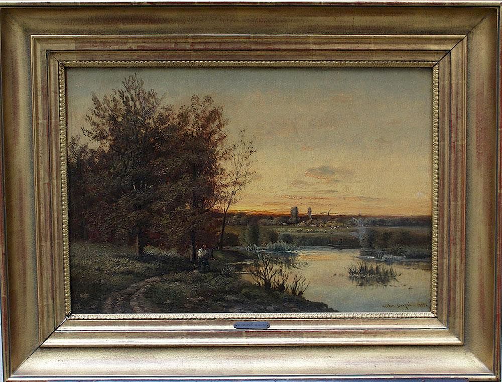 Appraisal: Victor Leon Dupr - Victor Leon Dupr - Landscape with