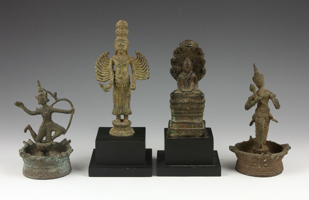 Appraisal: - Lot of th th C Bronze Figures Lot of