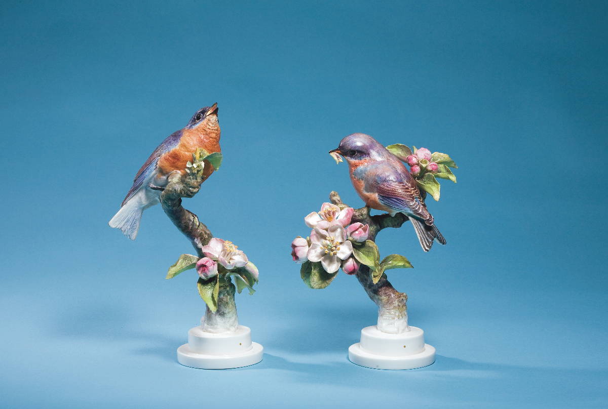 Appraisal: DOROTHY DOUGHTY PAIR OF ROYAL WORCESTER PORCELAIN FIGURES OF quot