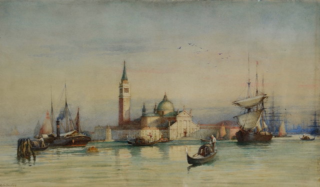 Appraisal: THOMAS HALE SANDERS TH TH CENTURY A view of Venice