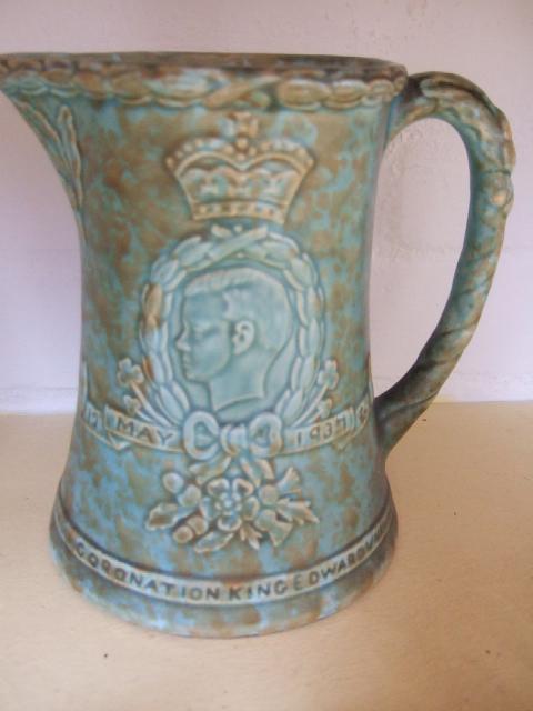 Appraisal: A Sylvac stoneware Royal Commemorative jug Edward VIII