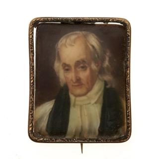 Appraisal: William Birch portrait miniature William Birch portrait miniature th c