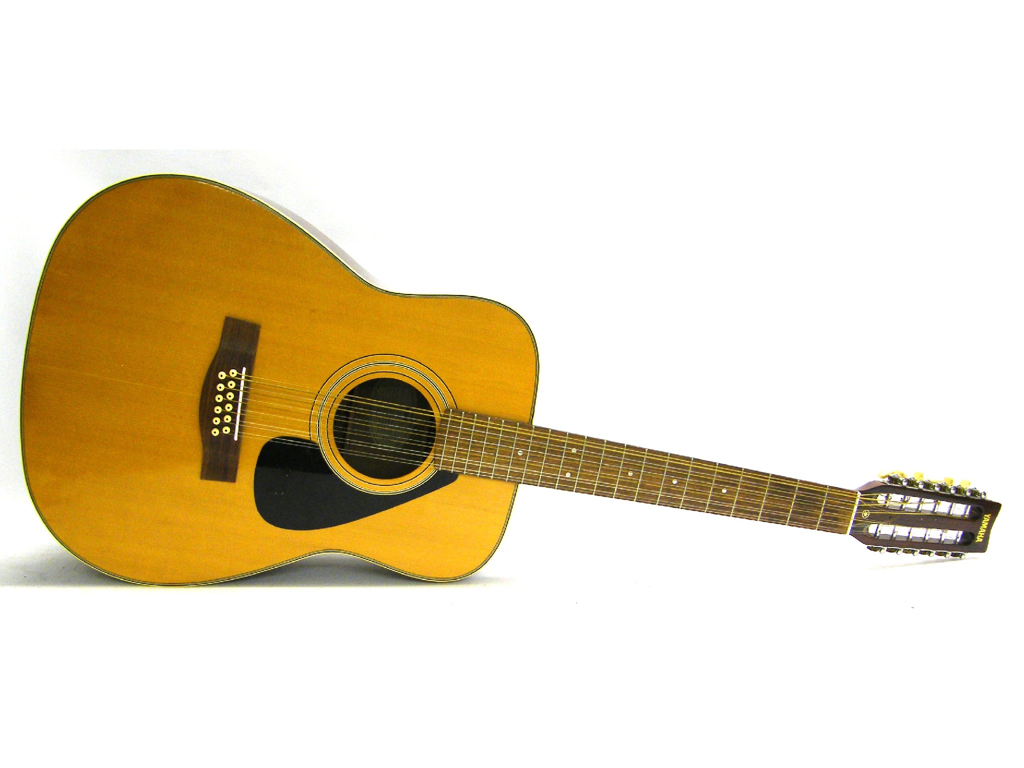 Appraisal: Yamaha FG- twelve string acoustic guitar natural top and mahogany