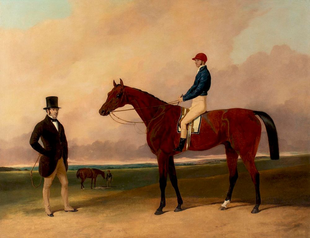 Appraisal: Attributed to Harry Hall British - Jockey on Horseback with