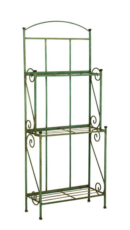 Appraisal: - Wrought Iron Baker's Rack Baker's rack c s or