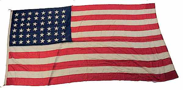 Appraisal: -Star American Flag Purportedly First Flag Flown Over Manila after