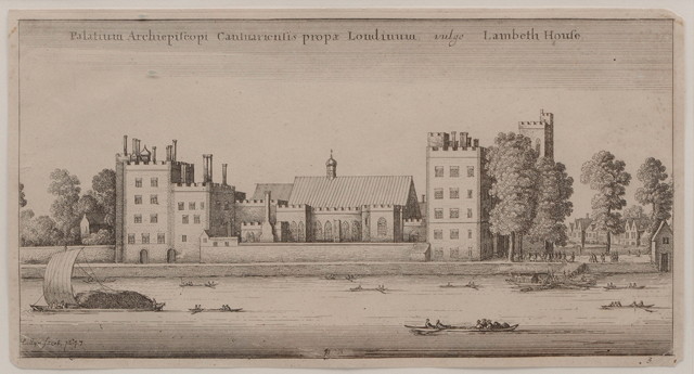 Appraisal: WENCESLAUS HOLLARLambeth Palace engraving x