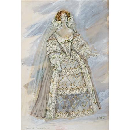 Appraisal: Jose Varona Argentinian b Costume Design for Beverly Sills as