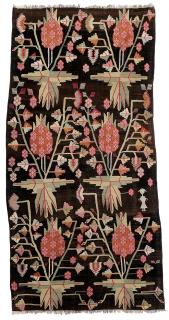 Appraisal: Bessarabian Kilim Carpet circa Russia Ukraine or Moldova branch leaf