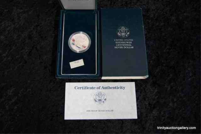 Appraisal: Silver Eisenhower Dollar Proof Com CoinThis is a U S