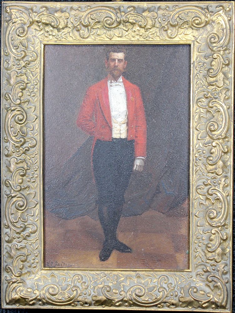 Appraisal: L E Jardon th C Portrait of a Gentleman L