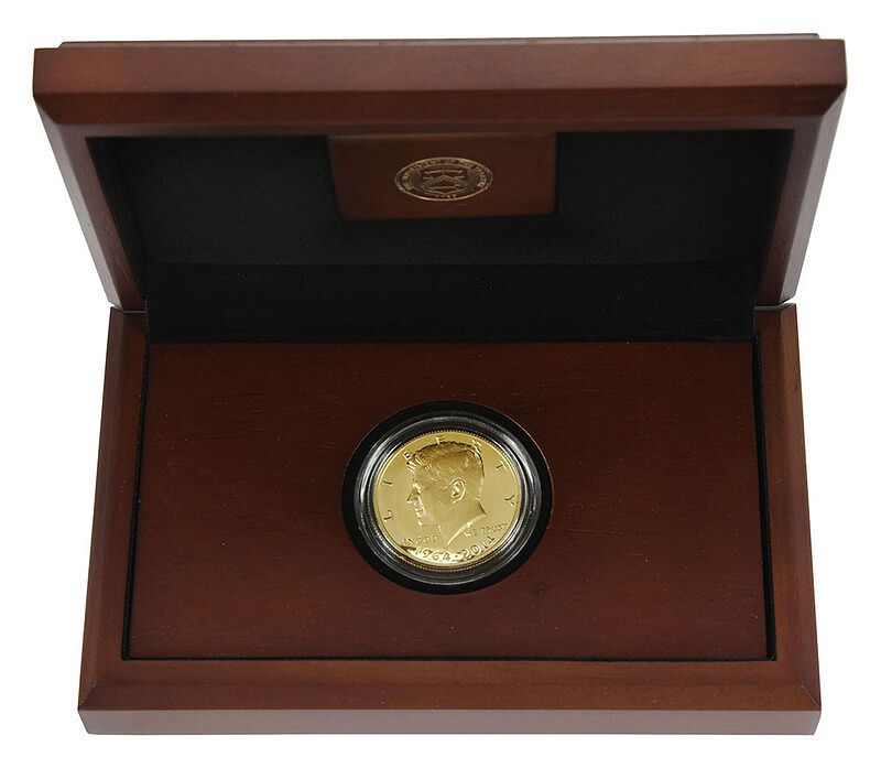 Appraisal: th Anniversary Kennedy Gold Half Dollar Proof weight oz T