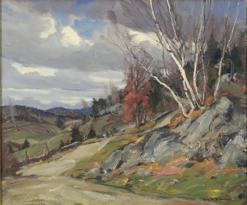 Appraisal: EMILE ALBERT GRUPPEAmerican - Vermont Hills Signed lower right Emile