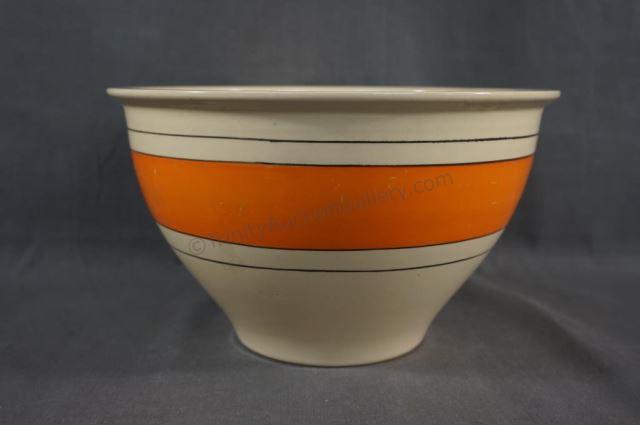 Appraisal: With Orange band stripe - Produced by Roseville Pottery dating