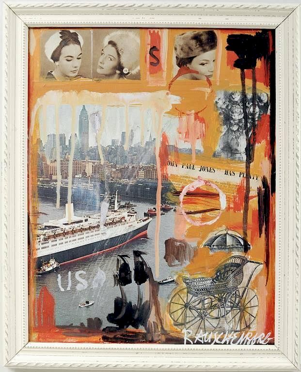 Appraisal: Rauschenberg John Paul Jones Has Plenty M M Robert Rauschenberg