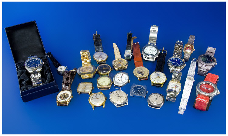 Appraisal: Bag of Watches Mainly Gentlemen's