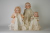 Appraisal: DOLL - Lot Of three A M solid dome bisque